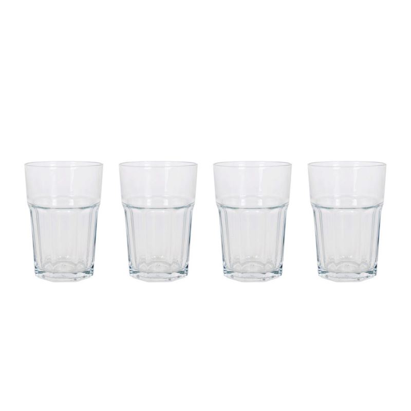 SET 4 VASOS VIDRIO 365CC ARAS LAV - ZA20067R-1