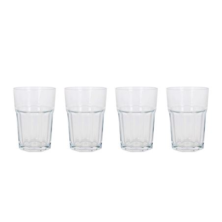 SET 4 VASOS VIDRIO 365CC ARAS LAV - ZA20067R-1