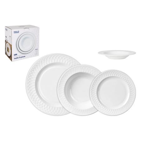 VAJILLA 12 PIEZAS OPAL ATAIFOR BLANCO HALO - FM832PYP512