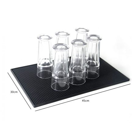TAPETE ESCURRIDOR DE GOMA 45X30 PARA HOSTELERIA MY BAR - BQ01019977323-2