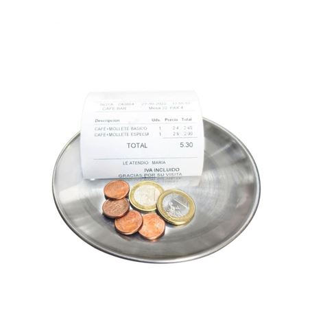 BANDEJA PARA CUENTAS ACERO INOX 14CM MY BAR - BQ01043877336-1