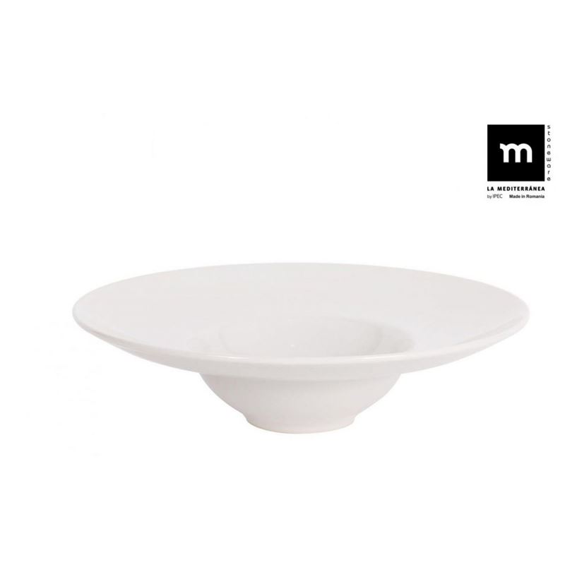 SET 6 PLATOS PARA PASTA Y RISOTTO 25CM BARI IVORY LA MEDITERRANEA - B26111