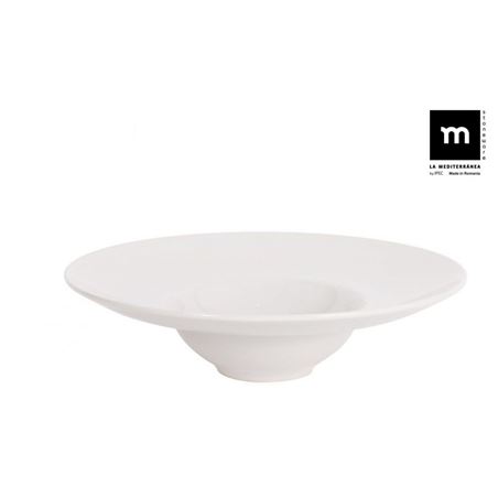 SET 6 PLATOS PARA PASTA Y RISOTTO 25CM BARI IVORY LA MEDITERRANEA - B26111
