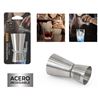 VASO MEDIDOR COCTELERIA ACERO INOX 15/30 ML MY BAR - BQ01019977490-2