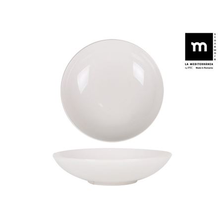 SET 12 PLATOS POSTRE 20CM MONACO IVORY LA MEDITERRANEA - B26102