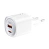 CARGADOR DE CORRIENTE CE21 30W X USB C, USB A BLANCO XO - XOCE21-1
