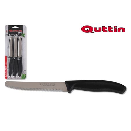 SET 6 CUCHILLOS MESA DE SIERRA 11CM QUTTIN - QT-709611