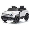 COCHE INFANTIL A BATERIA CON CONTROL REMOTO LAND ROVER DEFENDER BLANCO - 33026-1