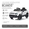 COCHE INFANTIL A BATERIA CON CONTROL REMOTO LAND ROVER DEFENDER BLANCO - 33026