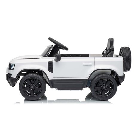 COCHE INFANTIL A BATERIA CON CONTROL REMOTO LAND ROVER DEFENDER BLANCO - 33026-3