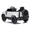COCHE INFANTIL A BATERIA CON CONTROL REMOTO LAND ROVER DEFENDER BLANCO - 33026-4