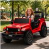 COCHE INFANTIL A BATERIA CON CONTROL REMOTO JEEP WRANGLER RUBICON ROJO - 33036-5