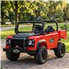 COCHE INFANTIL A BATERIA CONTROL REMOTO LAND ROVER DEFENDER CLASSIC ROJO - 33030-4