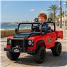 COCHE INFANTIL A BATERIA CONTROL REMOTO LAND ROVER DEFENDER CLASSIC ROJO - 33030-5