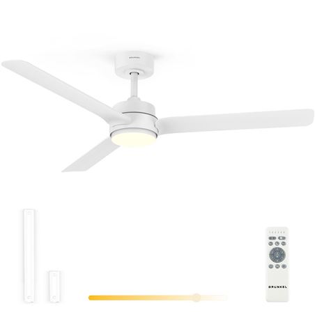 VENTILADOR DE TECHO 30W 52" CON LED Y MANDO 18W SKYEASY52 GRUNKEL - SKYEASY52