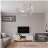 VENTILADOR DE TECHO 30W 47" CON LED Y MANDO 18W SKYEASY47 GRUNKEL - SKYEASY47-1