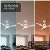 VENTILADOR DE TECHO 30W 47" CON LED Y MANDO 18W SKYEASY47 GRUNKEL - SKYEASY47-4
