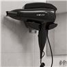 SECADOR DE PELO MURAL NEGRO CON SOPORTE PARED 2200W MUVIP - MV0707-3
