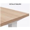 MESA DE OFICINA 120X70X75CM NOGAL CROMAD - NOGAL2
