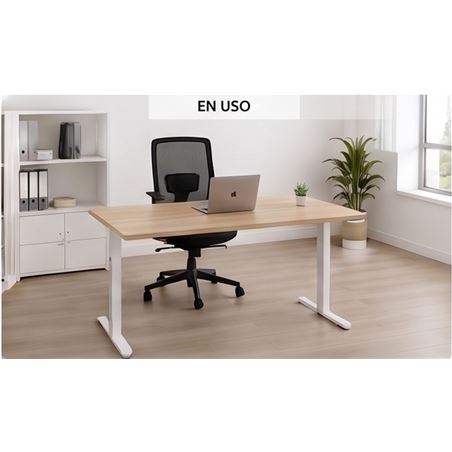 MESA DE OFICINA 120X70X75CM NOGAL CROMAD - NOGAL5
