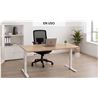 MESA DE OFICINA 120X70X75CM NOGAL CROMAD - NOGAL5