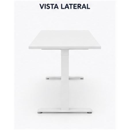MESA DE OFICINA 120X70X75CM BLANCA CROMAD - MESA3