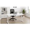 MESA DE OFICINA 120X70X75CM BLANCA CROMAD - MESA6