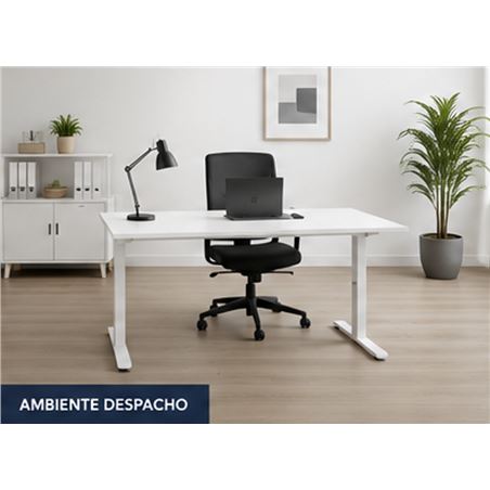 MESA DE OFICINA 120X70X75CM BLANCA CROMAD - MESA7