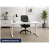 MESA DE OFICINA 120X70X75CM BLANCA CROMAD - MESA7