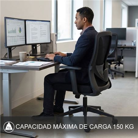 SILLA OFICINA GAMA ACOMODA WORK AIR CROMAD - CR1255-5