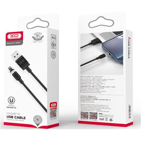 CABLE NB187 MAGNETICO MICRO USB | 1METRO | 2.1A | XO - XONB187