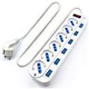 REGLETA 6 TOMAS CON INTERRUPTOR CABLE 3 MTS EWENT - EW3932-3M