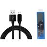 CABLE USB A MICRO USB METAL NEGRO CROMAD - CR0927