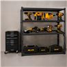 ESTANTERIA METÁLICA INDUSTRIAL NEGRA 4 BALDAS 180X180X60CM BLIM - BL0629-4