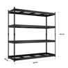 ESTANTERIA METÁLICA INDUSTRIAL NEGRA 4 BALDAS 180X180X60CM BLIM - BL0629-5