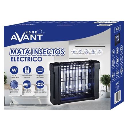 MATA INSECTOS ELECTRICO 12W 26X32CM AVANT - AV6001-1