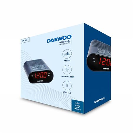 RADIO DESPERTADOR CON DISPLAY LED DAEWOO - DW1218-2