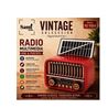 RADIO VINTAGE SOLAR CON BATERIA RS11854RED SAMI - RS11854RED-1