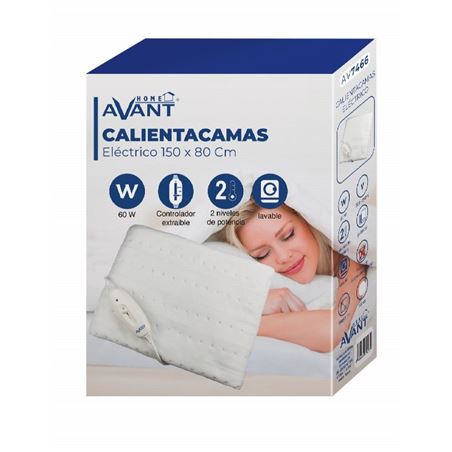 CALIENTACAMAS ELECTRICO 150X80CM 60W AVANT - AV7466-2