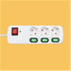 BASE MULTIPLE 3 ENCHUFES CON INTERRUPTORES - TMUAD553 2