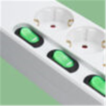 BASE MULTIPLE 3 ENCHUFES CON INTERRUPTORES - TMUAD553-2