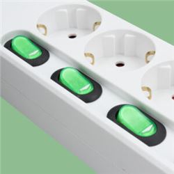 BASE MULTIPLE 4 ENCHUFES CON INTERRUPTORES - TMUAD554-1 2
