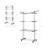 TENDEDERO VERTICAL CON RUEDAS 24 BARRAS 40KG INNOVAGOODS - V0103921