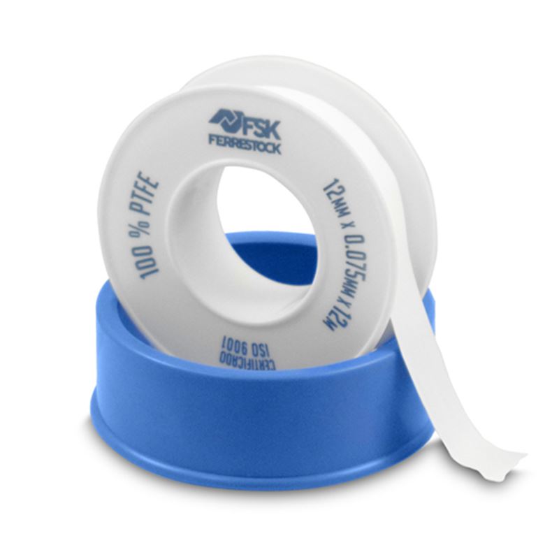 CINTA TEFLON 12MM X 0.075MM X12M - FSKPTFE001