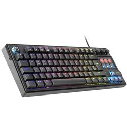 TECLADO MECANICO MARS GAMING CON SMART DECK NEGRO MK-MASTER - MKMASTERES