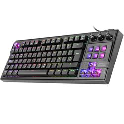 TECLADO MECANICO MARS GAMING CON SMART DECK NEGRO MK-MASTER - MKMASTERES 2