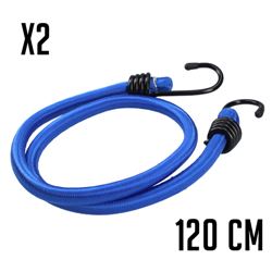 JUEGO 2 GANCHOS ELASTICOS DE GOMA 120CMX12MM - FSKPUL1202