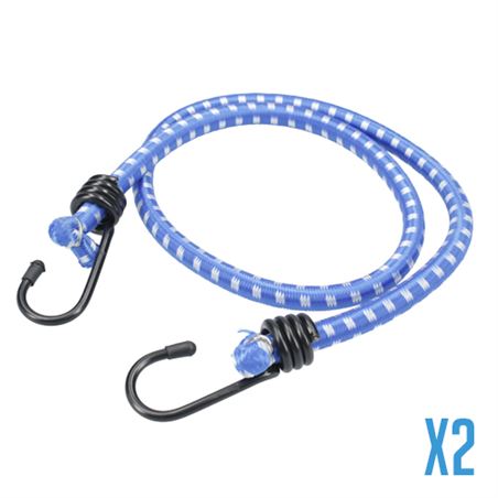 JUEGO 2 GANCHOS ELASTICOS DE GOMA 90CM X 12MM FERRESTOCK - FSKPUL090
