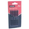 JUEGO 5 PCS HOJAS DE SIERRA PARA MADERA CALADORA MADER - 63090