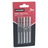 JUEGO 5 PCS HOJAS DE SIERRA PARA HIERRO CALADORA MADER - 63091-1